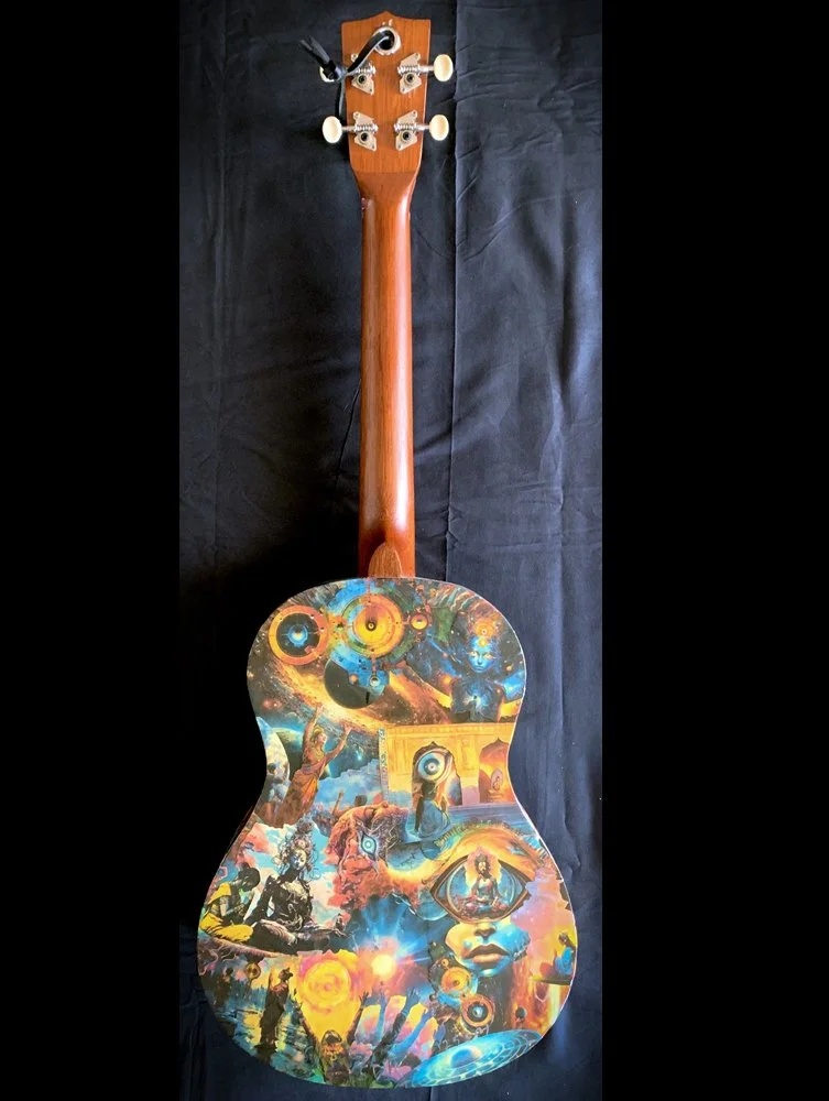 25001 art guitar 4 string baritone ukulele Lighting Up On The Astral Plane full back.jpg