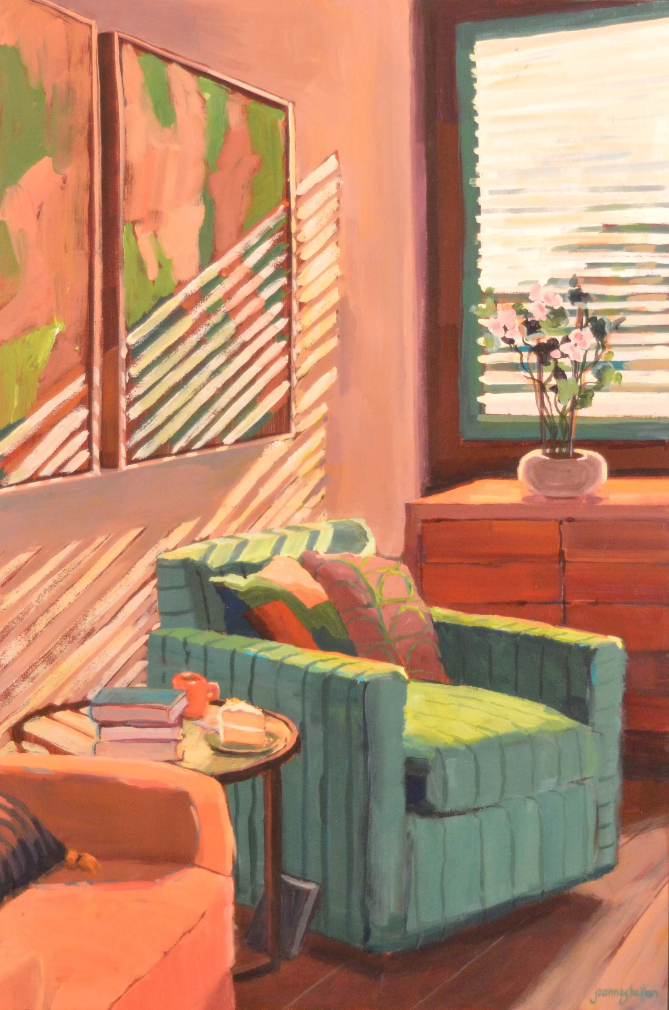 A SLIVER OF SUN, A SLICE OF CAKE