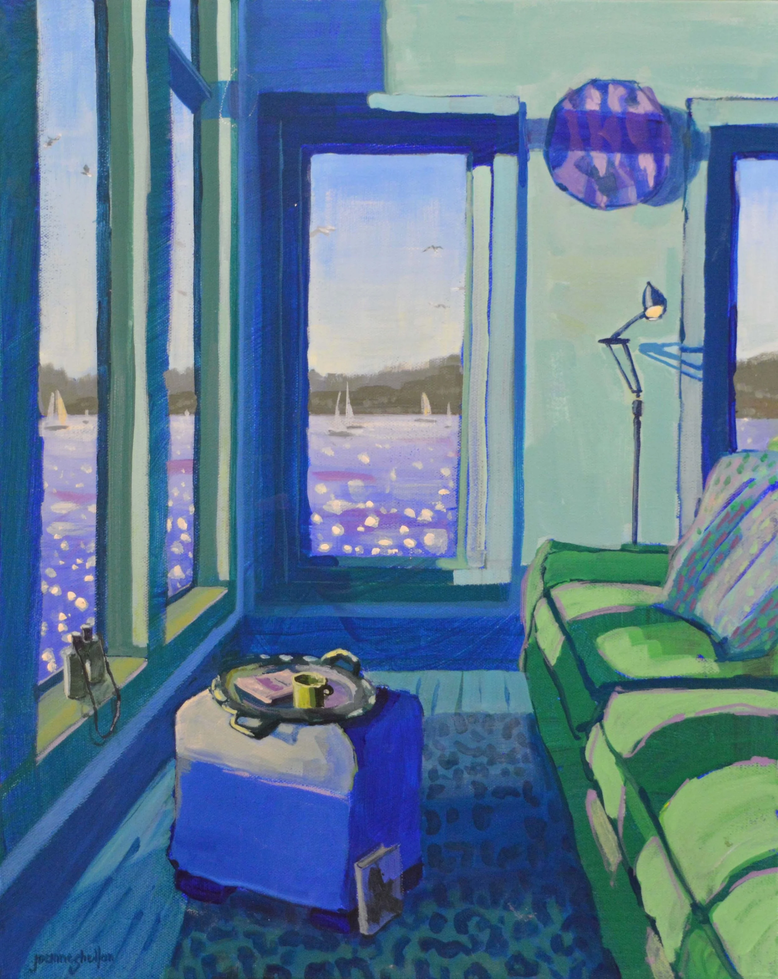 THE BLUE ROOM, BASKING