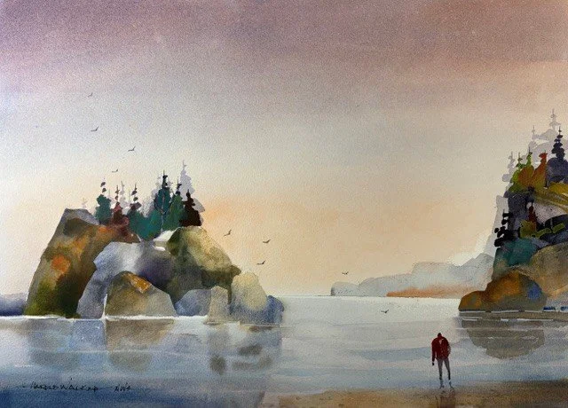 PAUSE IN SHALLOW WATER