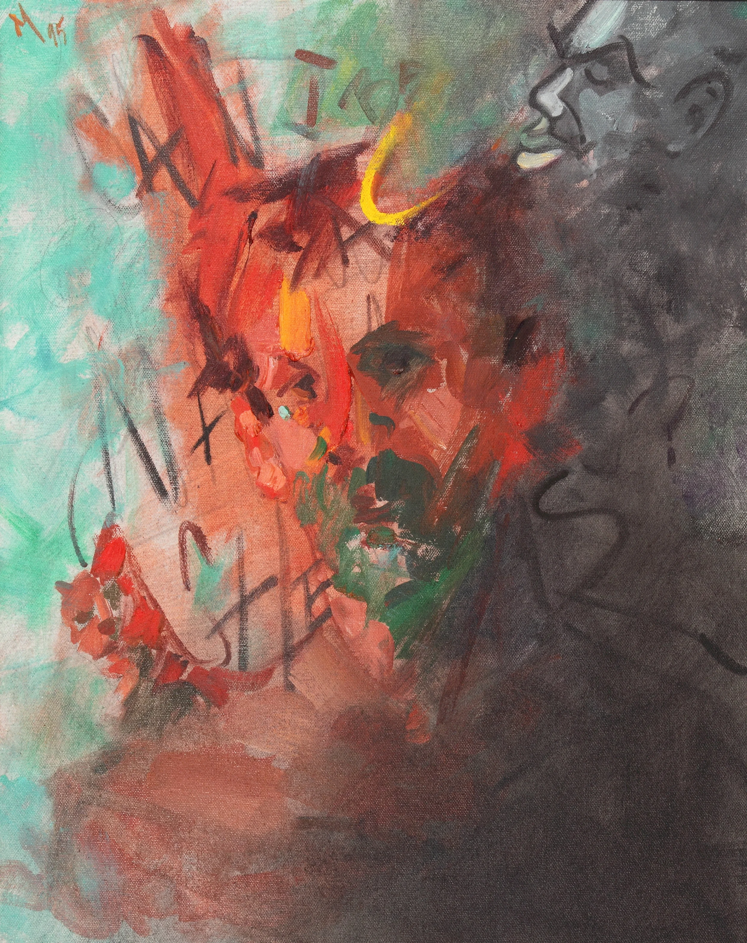 Self-Portrait as Devil/Angel