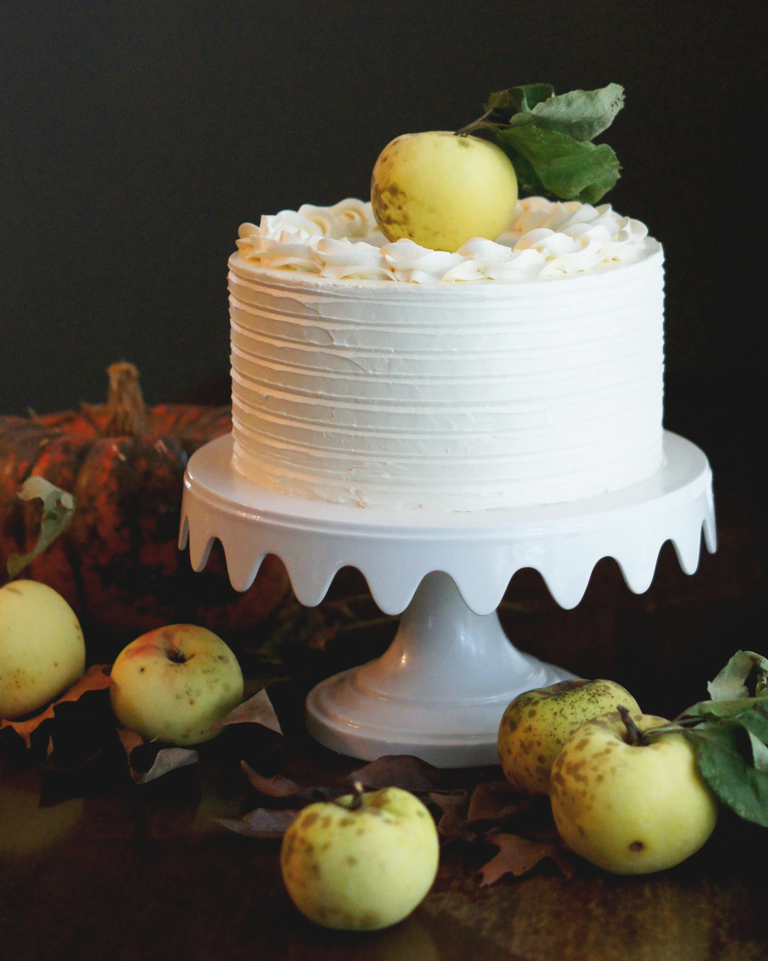 Caramel Apple Thanksgiving Cake