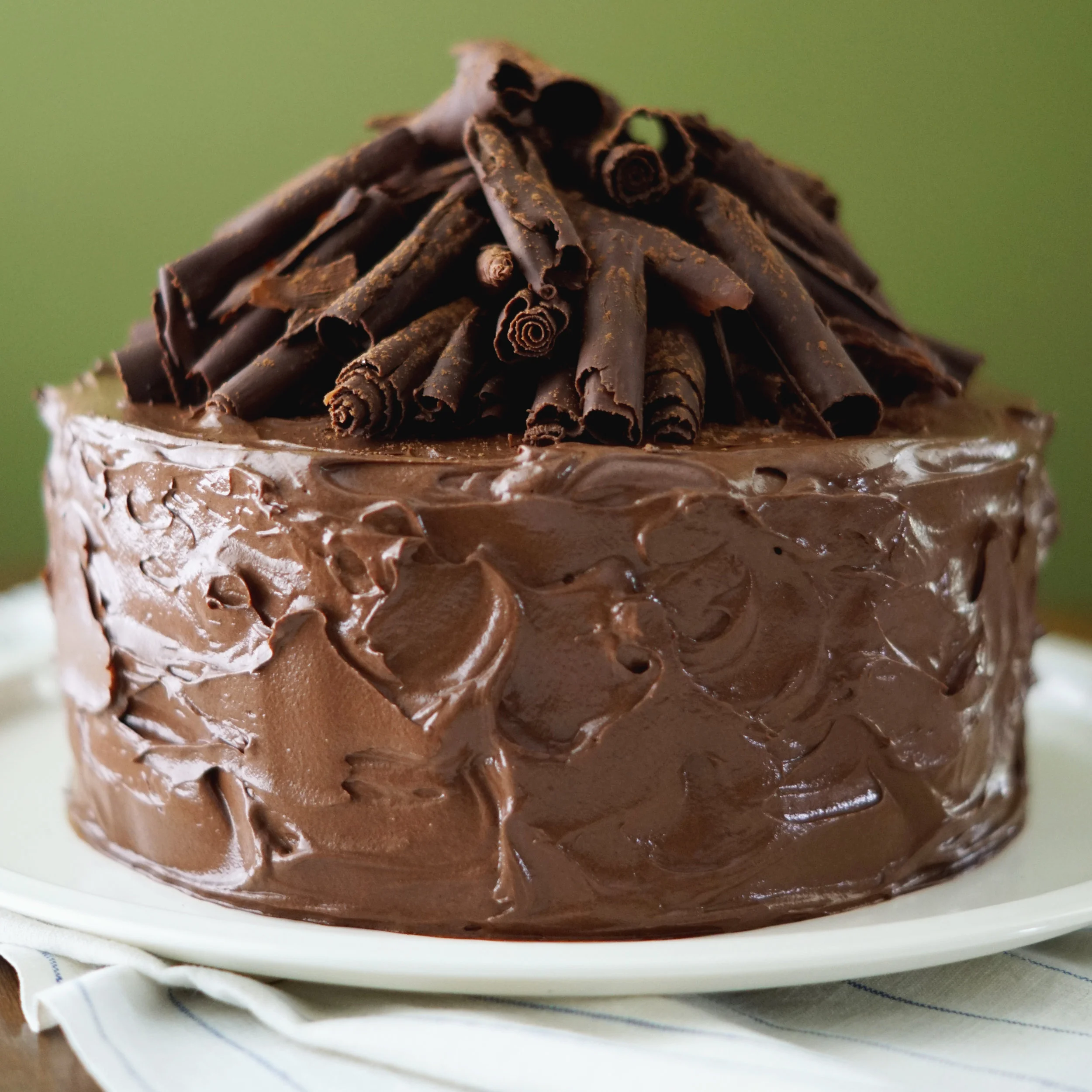 Chocolate Zebra Striped Cake
