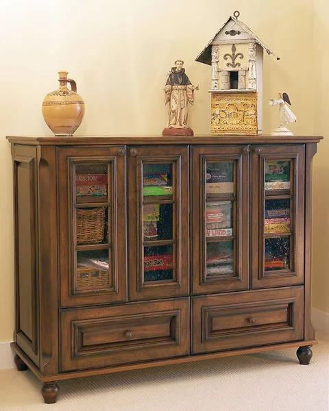 A storage cabinet.