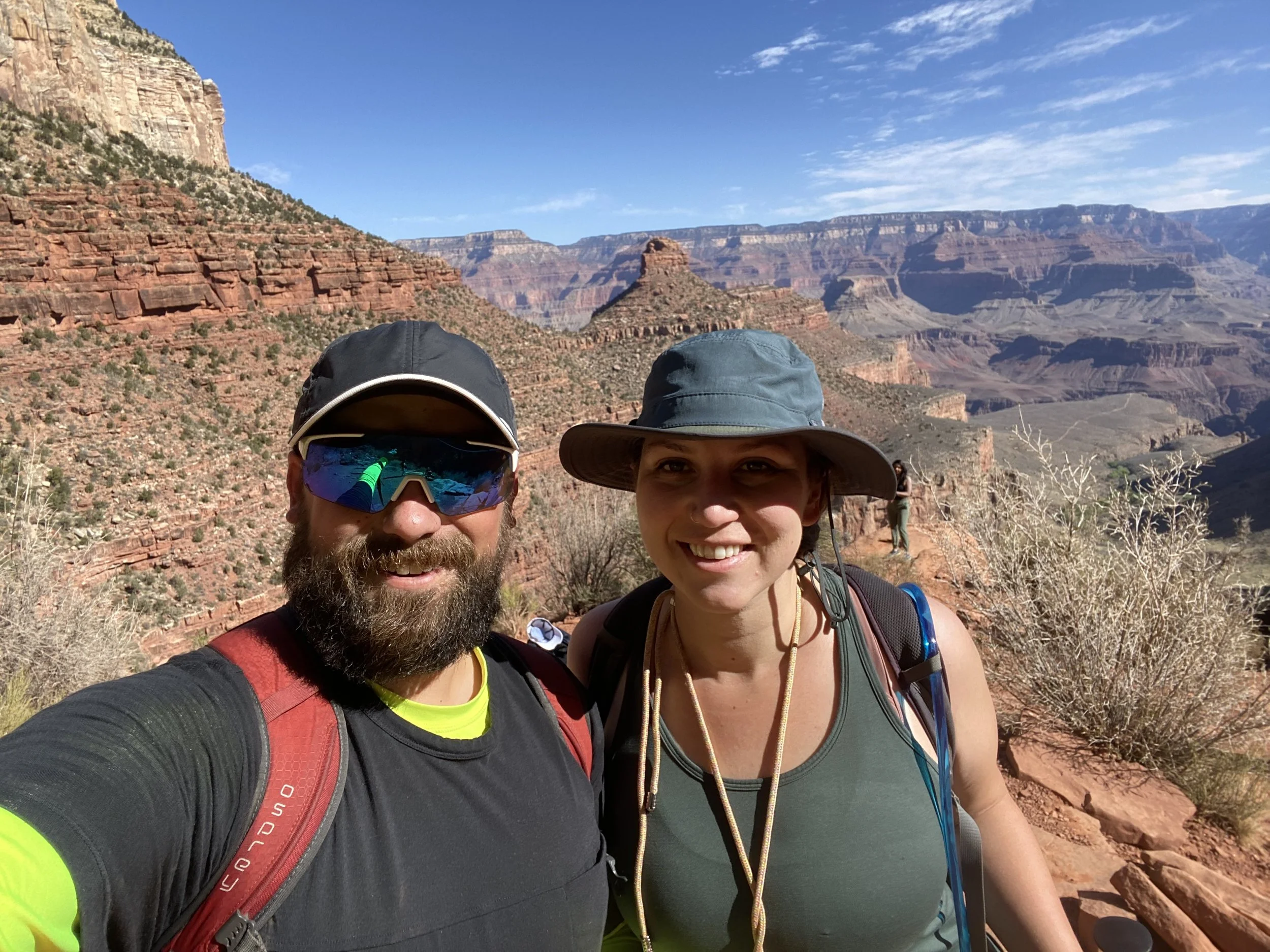  Meredith and I hiking in Grand Canyon NP 