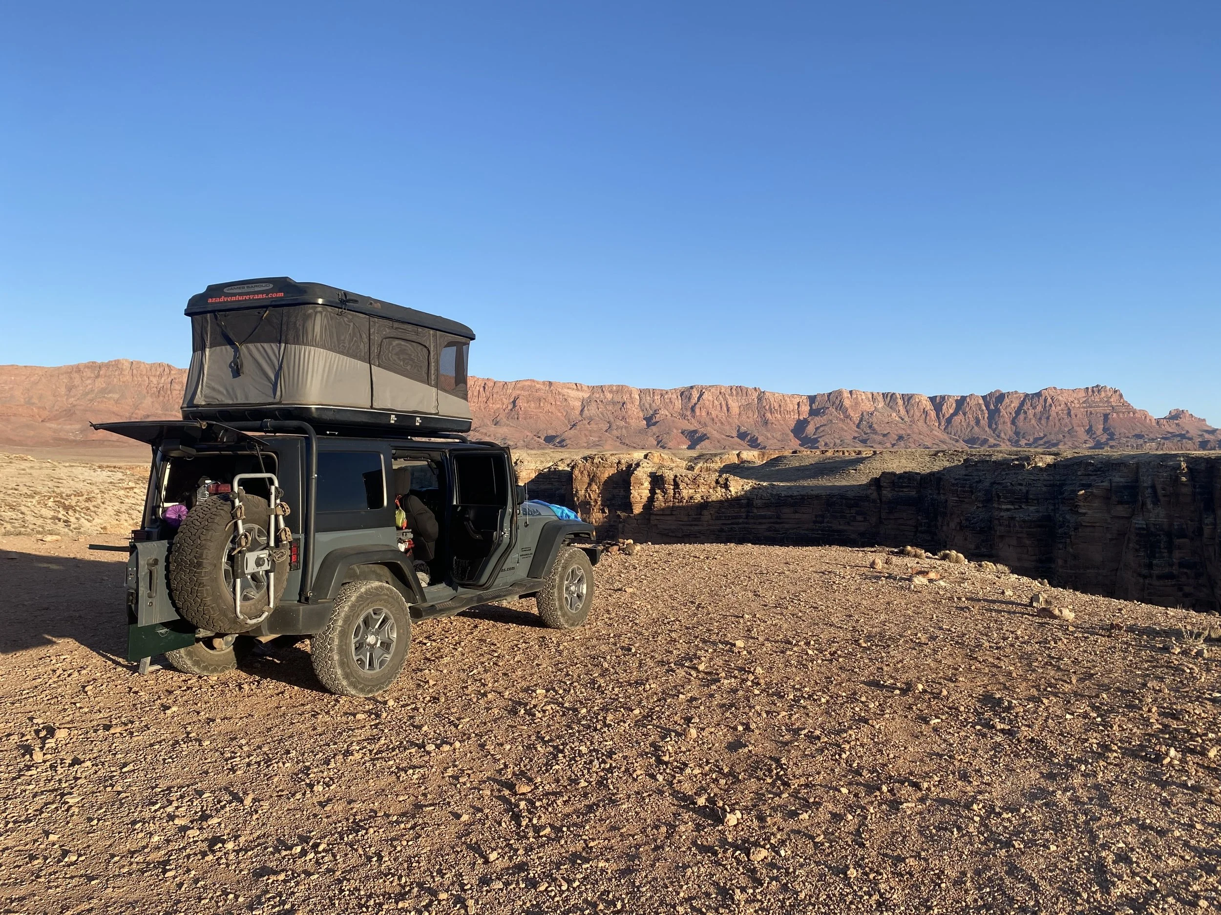  Overlanding near the Vermillion Cliffs in Northern Arizona 