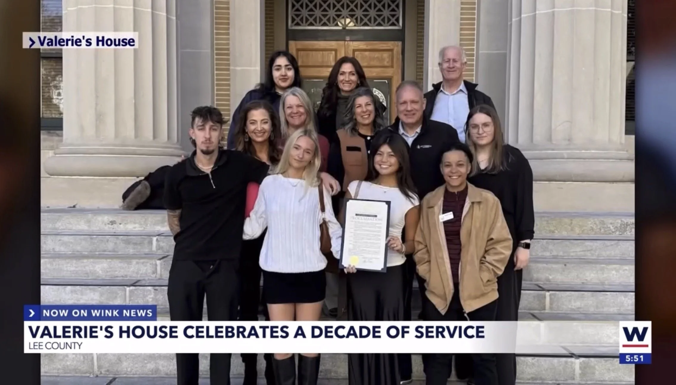 WINK News Highlights Valerie’s House 10-Year Impact Supporting Grieving Families in Southwest Florida
