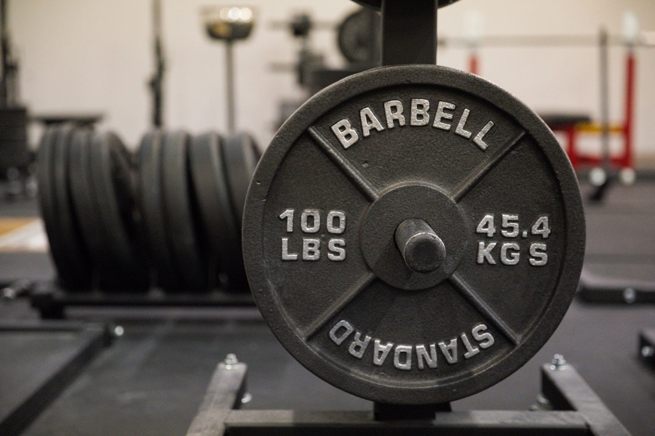 Full array of Olympic metal plates.