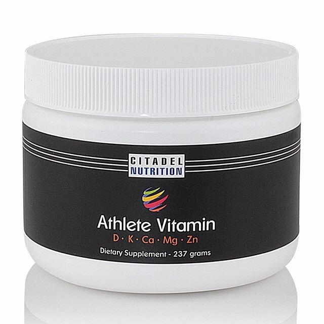 Take your Athlete Vitamin. Stay healthy. 
Thank you for for your patience while we&rsquo;ve been on temporary backorder. Shipping again this week. -
Vitamin D  2000IU
Zinc Citrate  25mg
Magnesium Citrate  400mg
Calcium Citrate  500mg
Vitamin K1  500m