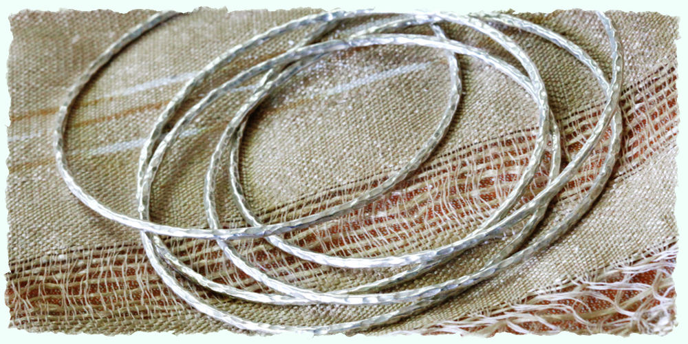 Far Away Finds sterling bangles