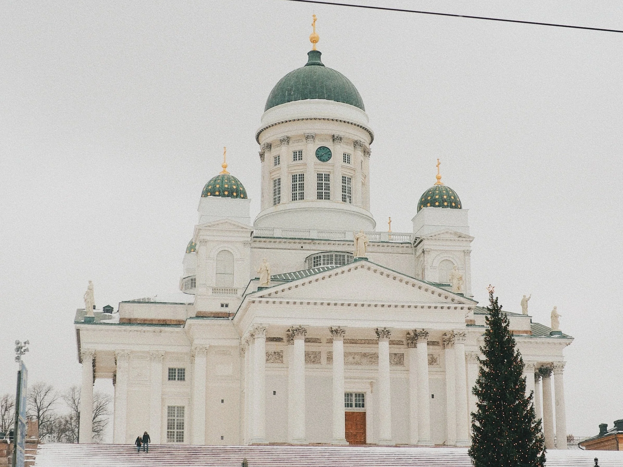 First snow in Helsinki