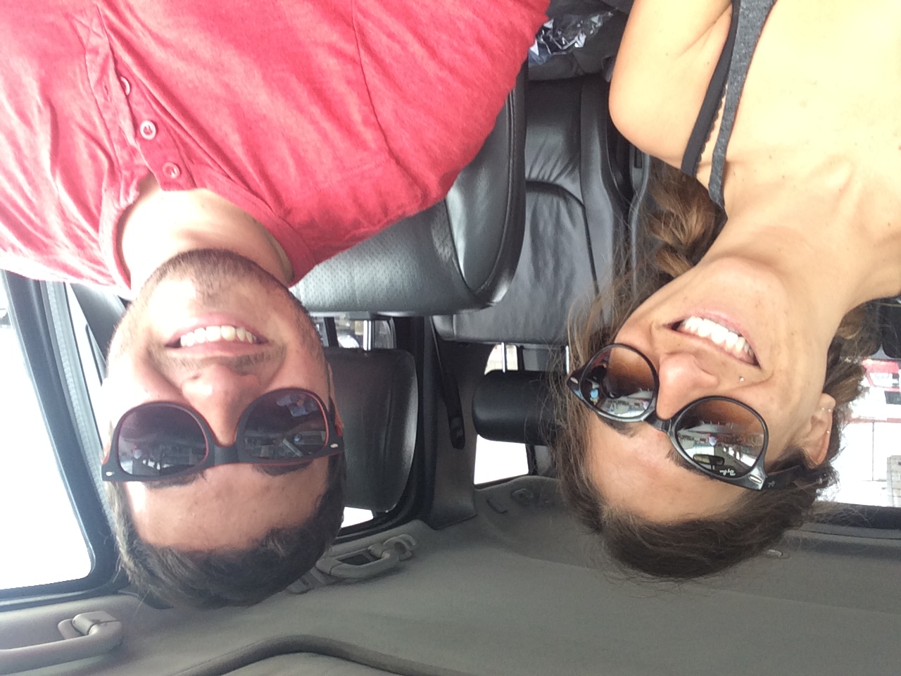 Hanging out with my buddy Ricardo before my flight home to LAX.