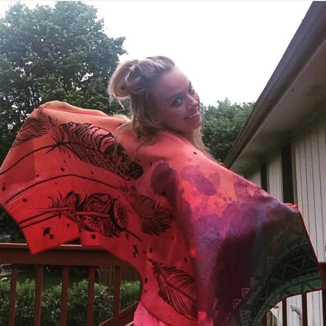 Angel Rick (@ventiquadglam) with her @VagabondGoods swag from #JetSetYogi!