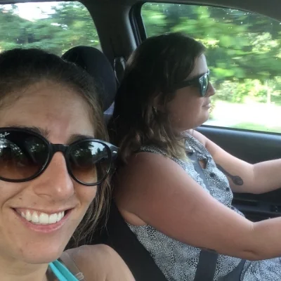 Coty and I road trippin' From Santa Teresa to San Jose - a 6 hour mission!
