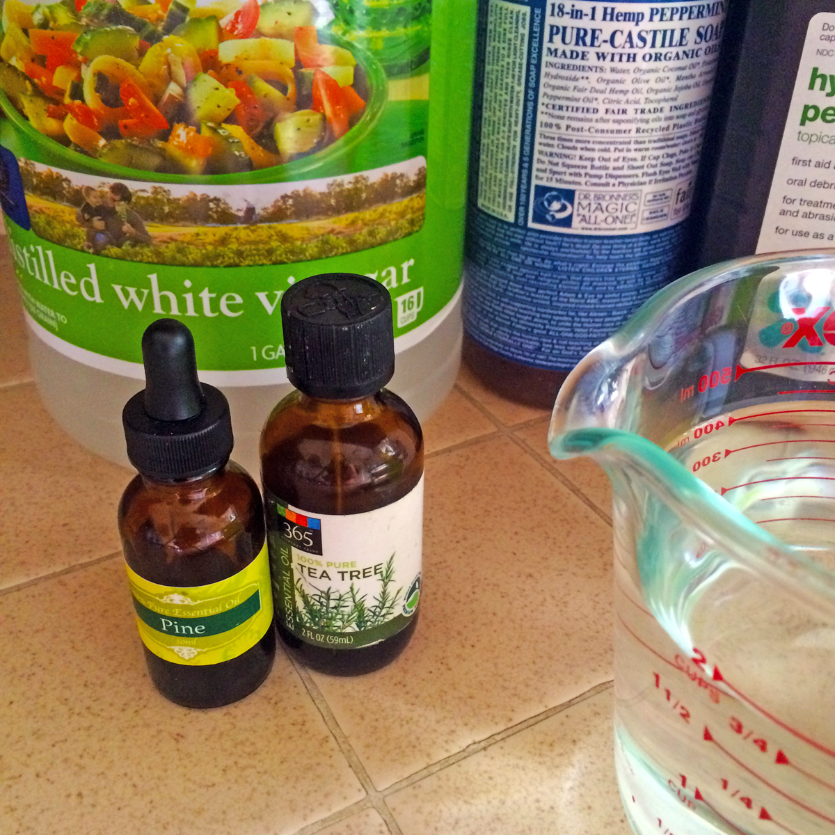Use a different essential oil each time for the fragrance. Get creative with different blends and mix & match! (Always use tea tree, though!) 