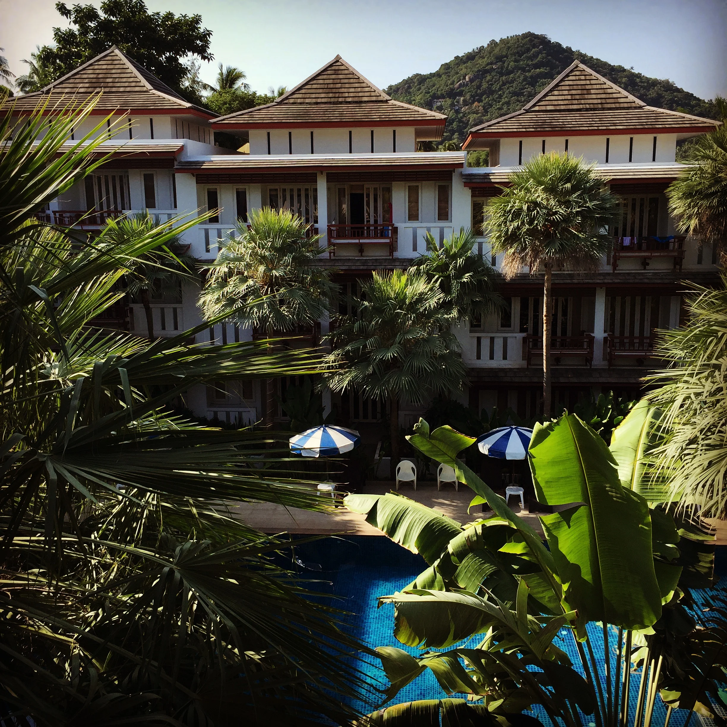 View from our balcony at Koh Tao Montra Resort.