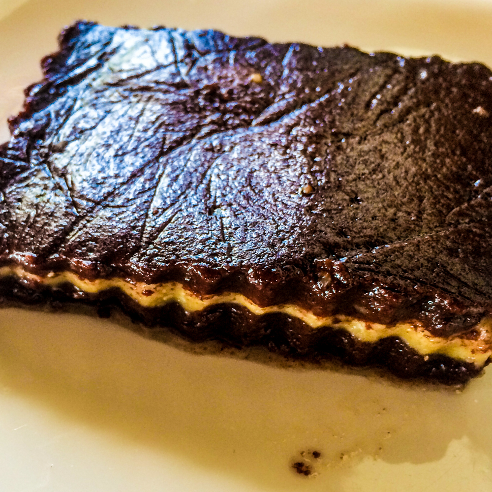 "Reese's Pieces" Vegan Raw Cheesecake from Orion Healing Center in Koh Phangan, Thailand.