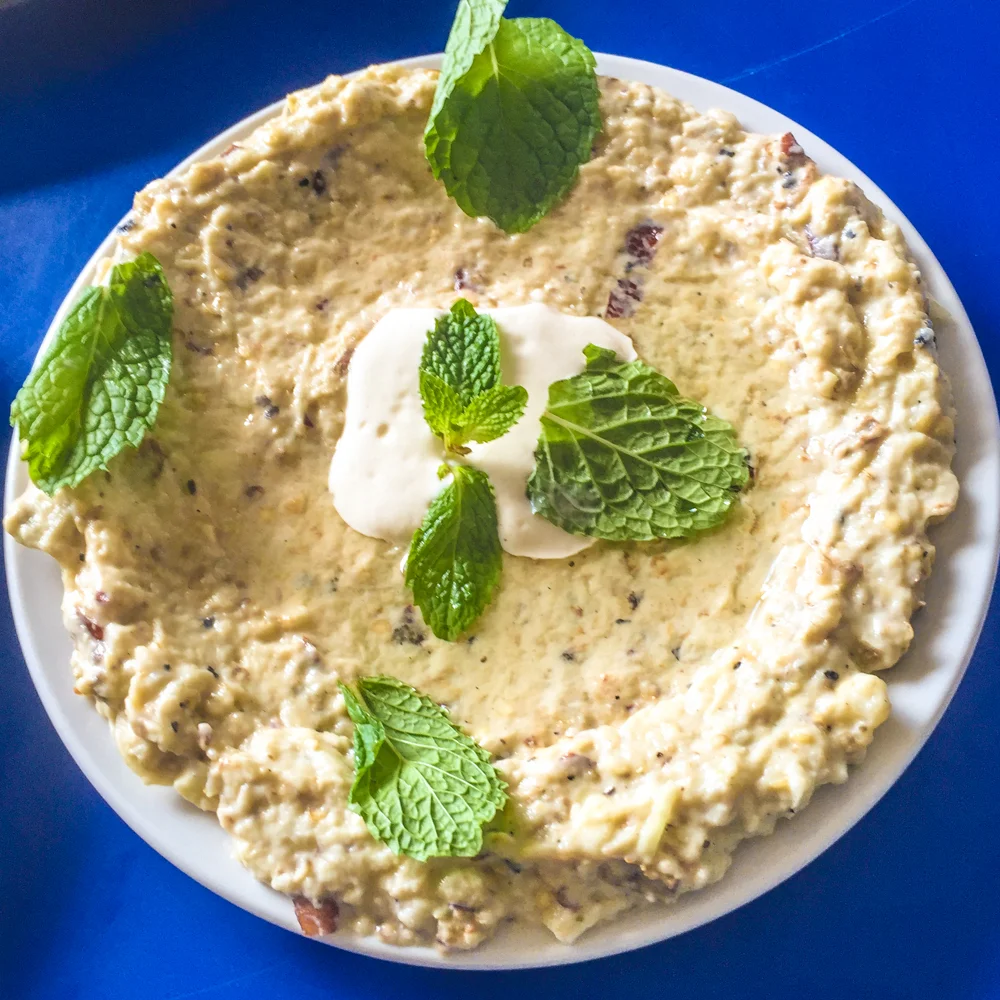 Baba ganoush from House of Hummus .