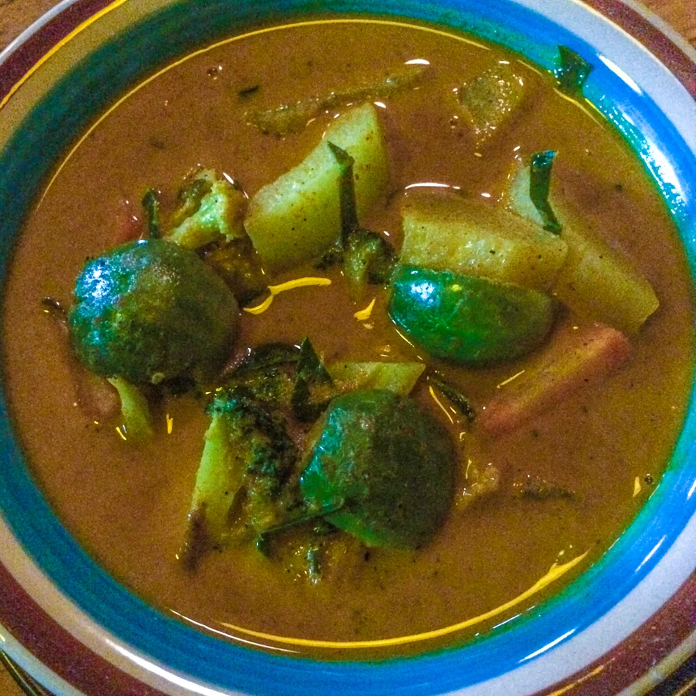 Spicy coconut soup!
