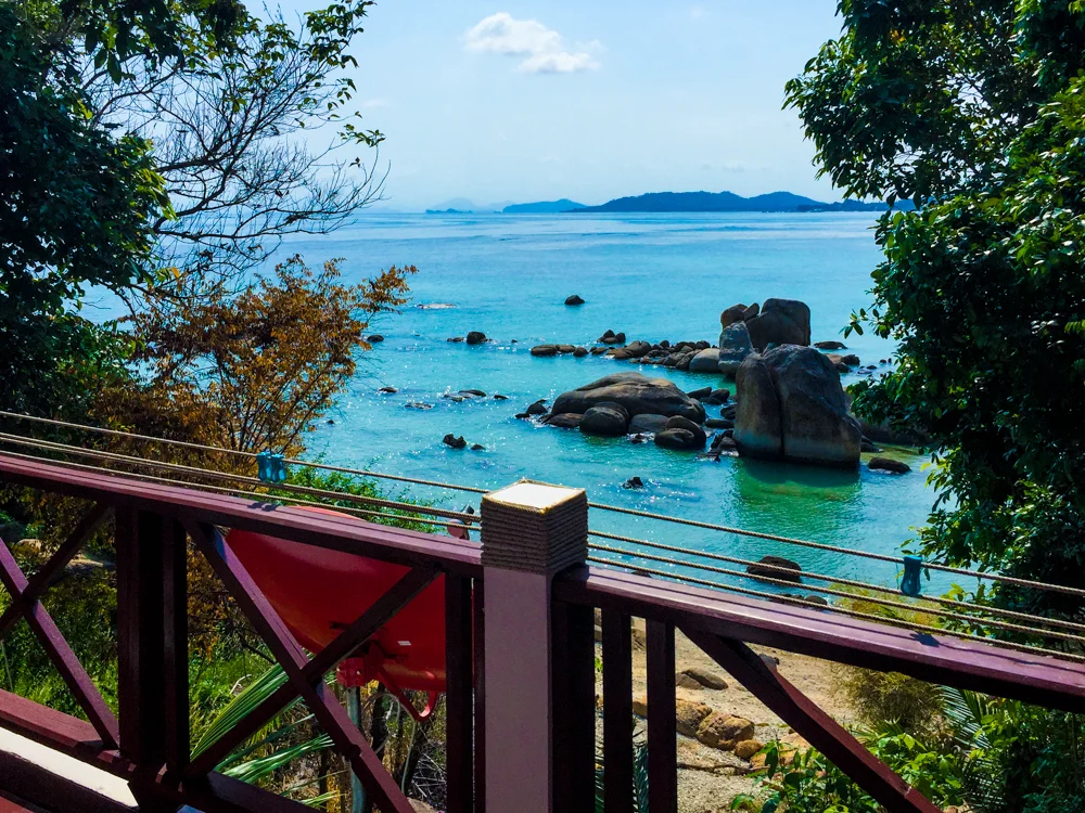 Lamai Beach, Koh Samui - view from our house for the week.