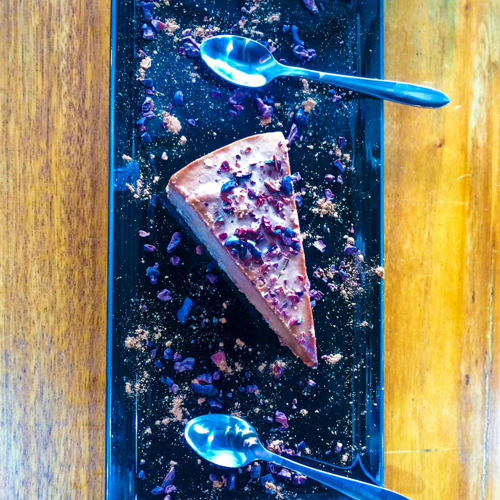 Raw chocolate cake was everything you'd want in a cake.