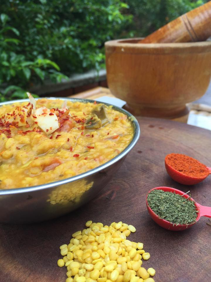 Delicious Dal at Vagabond Temple.