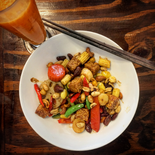 Tempeh Kung Pao - my favorite dish!