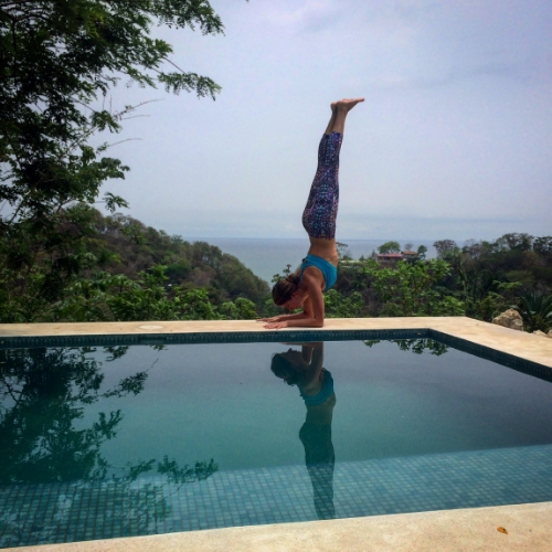 I live on a mountain in a jungle with monkeys howling around, the sounds of waves crashing & the craziest random bugs in unison in the distance. I have ocean views and jungle views and all because of hard work, belief in myself, manifestation & determination!