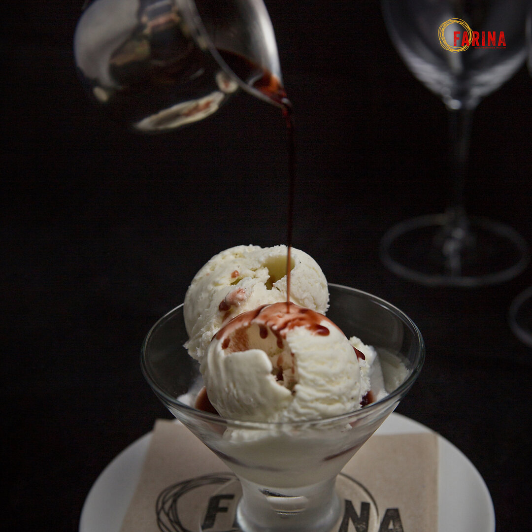The simplicity of port on vanilla ice cream is something you need to experience.  It's a great dessert and comes with a bit more port to sip on the side.