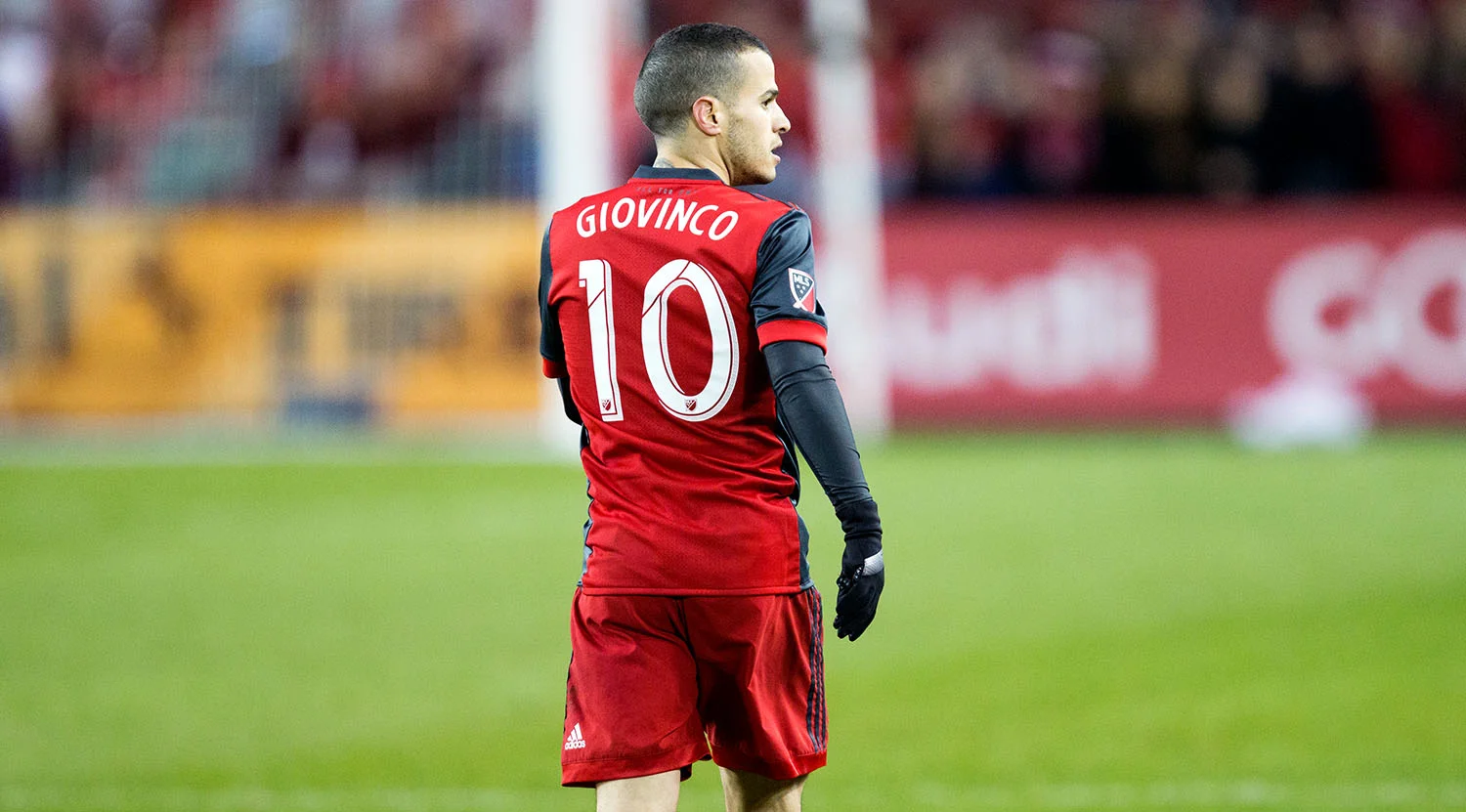 Sebastian Gioinco looking towards the sideline for a throw in during the Eastern Conference Finale in 2017. Image by Dennis Marciniak of denMAR Media.