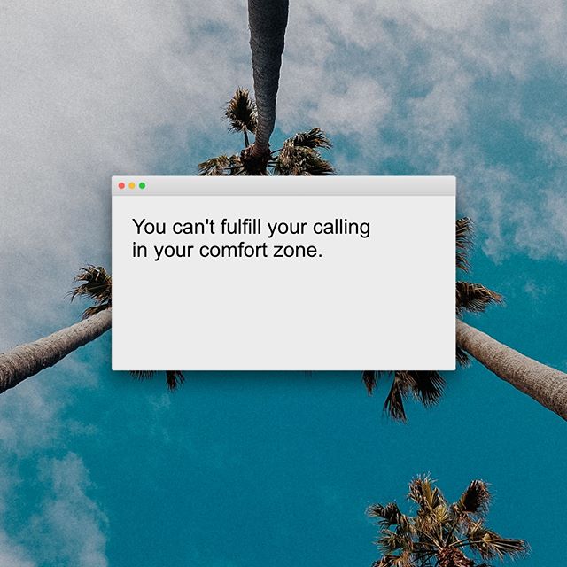 CALLING // Are you wondering what your calling is? The better question is, &quot;are you still in your comfort zone?&quot; In order to fulfill our calling in Christ, we must totally rely on Him. #ctlmovement
*
*
*
*
#igersjax #collegeministry #campus