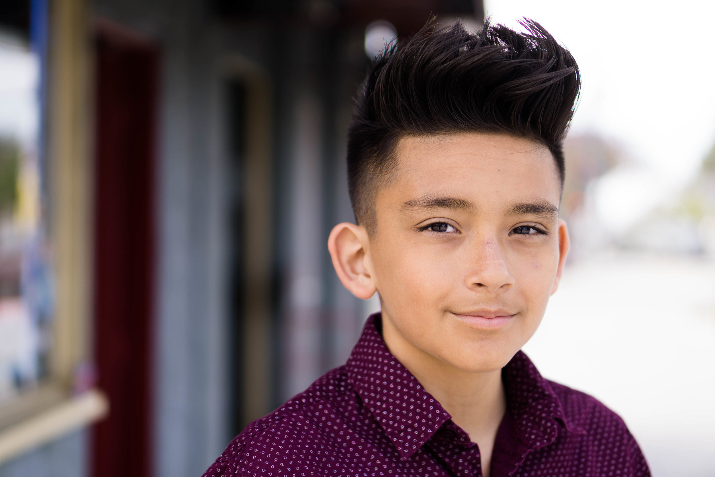 child actor headshot in san diego