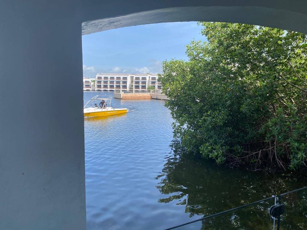  View of dock from Bodega restaurant. 