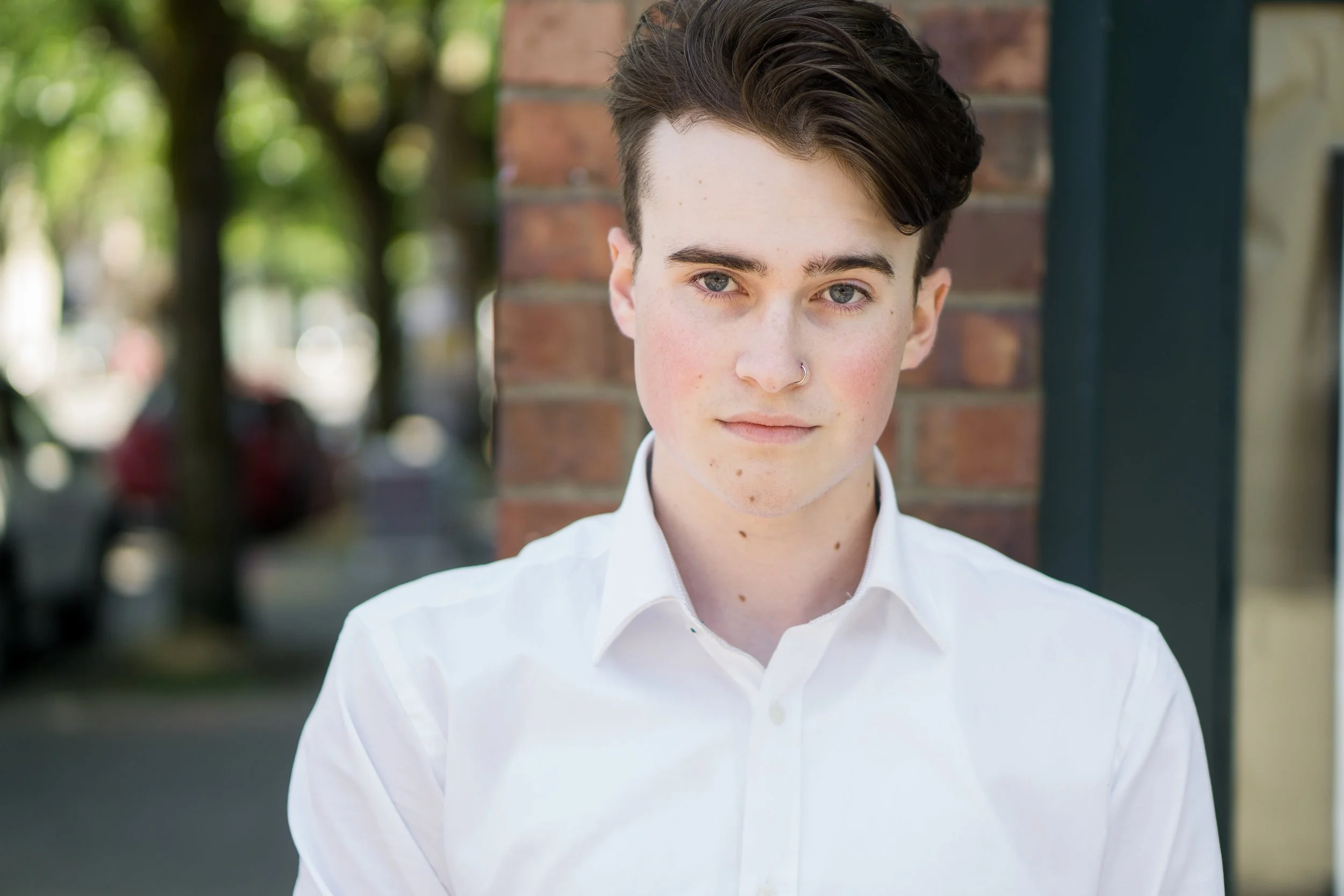 high school senior photo boy