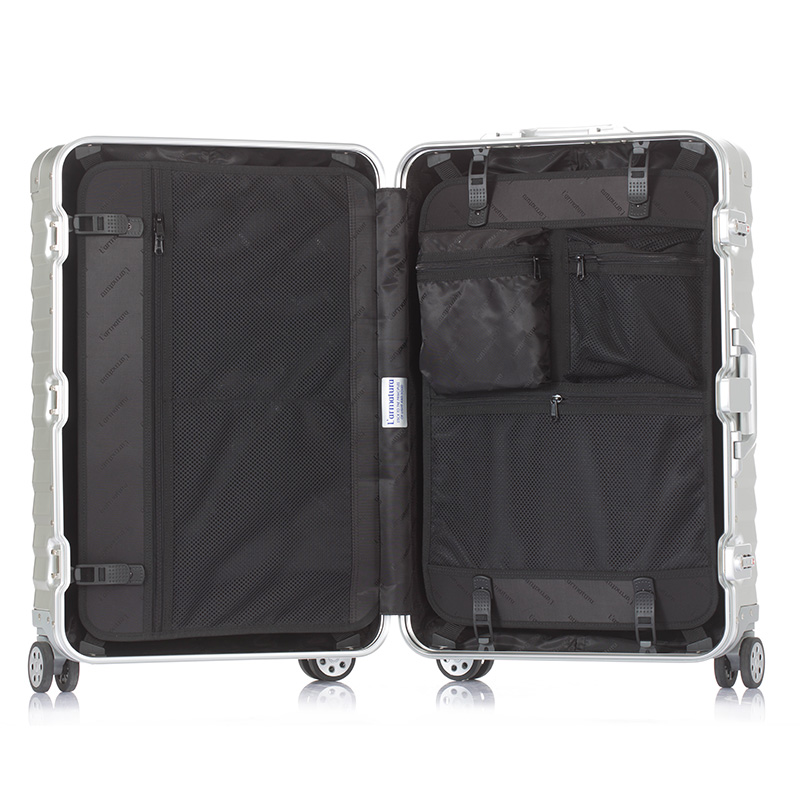 ENKLOZE KLASIK Aluminum Black Suitcase and Carry On — ENKLOZE