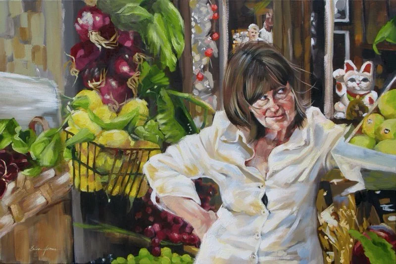 'Florentine' oil on canvas 24 x 36"