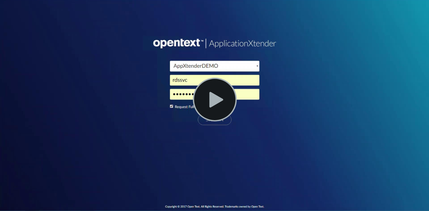 See videos of the latest features in ApplicationXtender 16.3