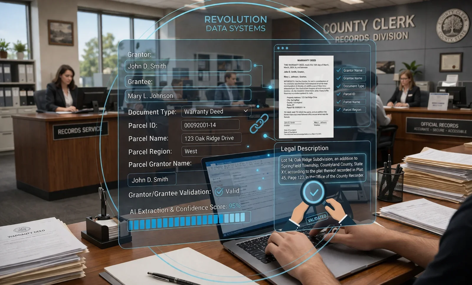 A Practical Framework for Using AI in Land Record Indexing (Without Compromising Accuracy)