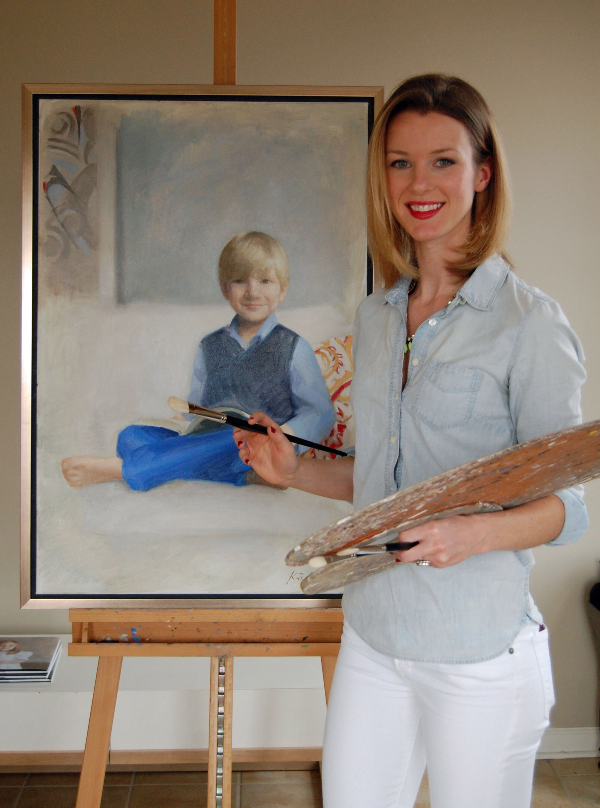 Children's Portrait Artist Kate Bradley