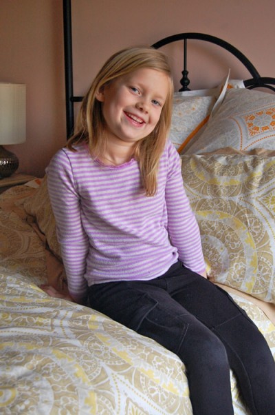 Portrait painting of child