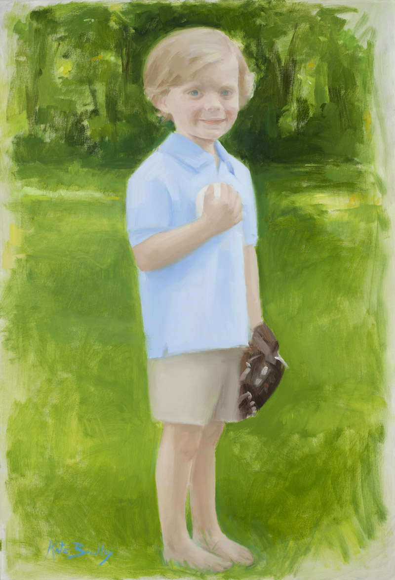 Tanner Sherman, Age 5, Oil