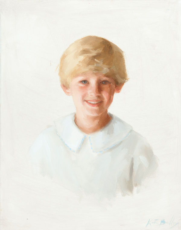 William Frazee, Age 6, Oil on canvas