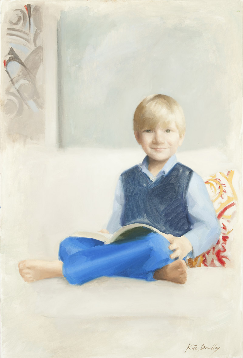 Henry Bush, Age 6, Oil on canvas