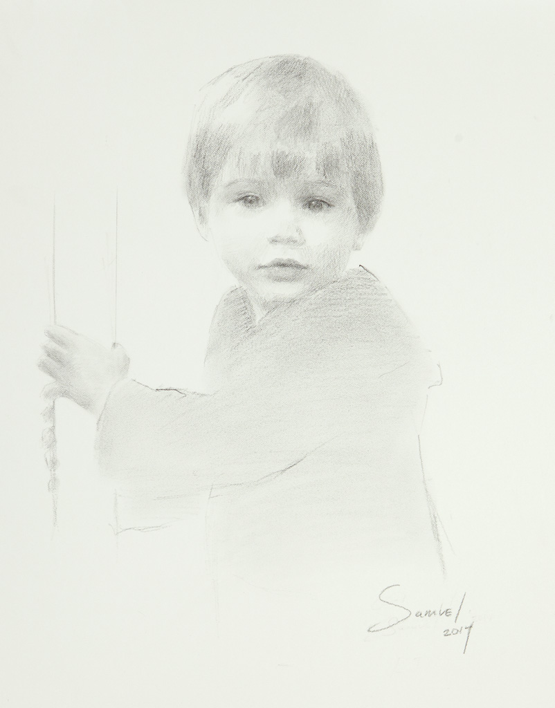 Sam Peterman, Age 2 1/2, Charcoal, Memphis, TN