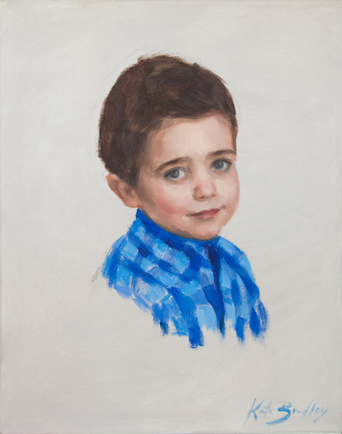 Charlie Grant, Age 3, Oil on canvas