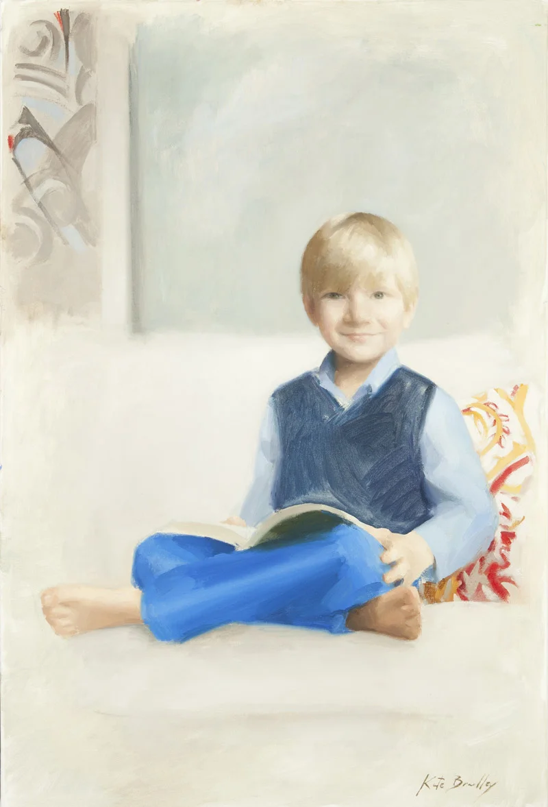 Henry Bush, Age 5, Oil on canvas
