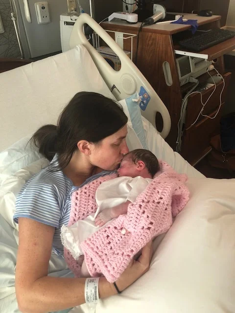 Emily and her daughter, Helen James