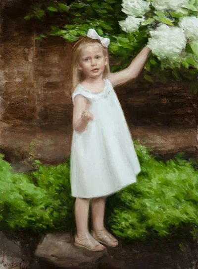 Molly Keras, Age 3, Oil