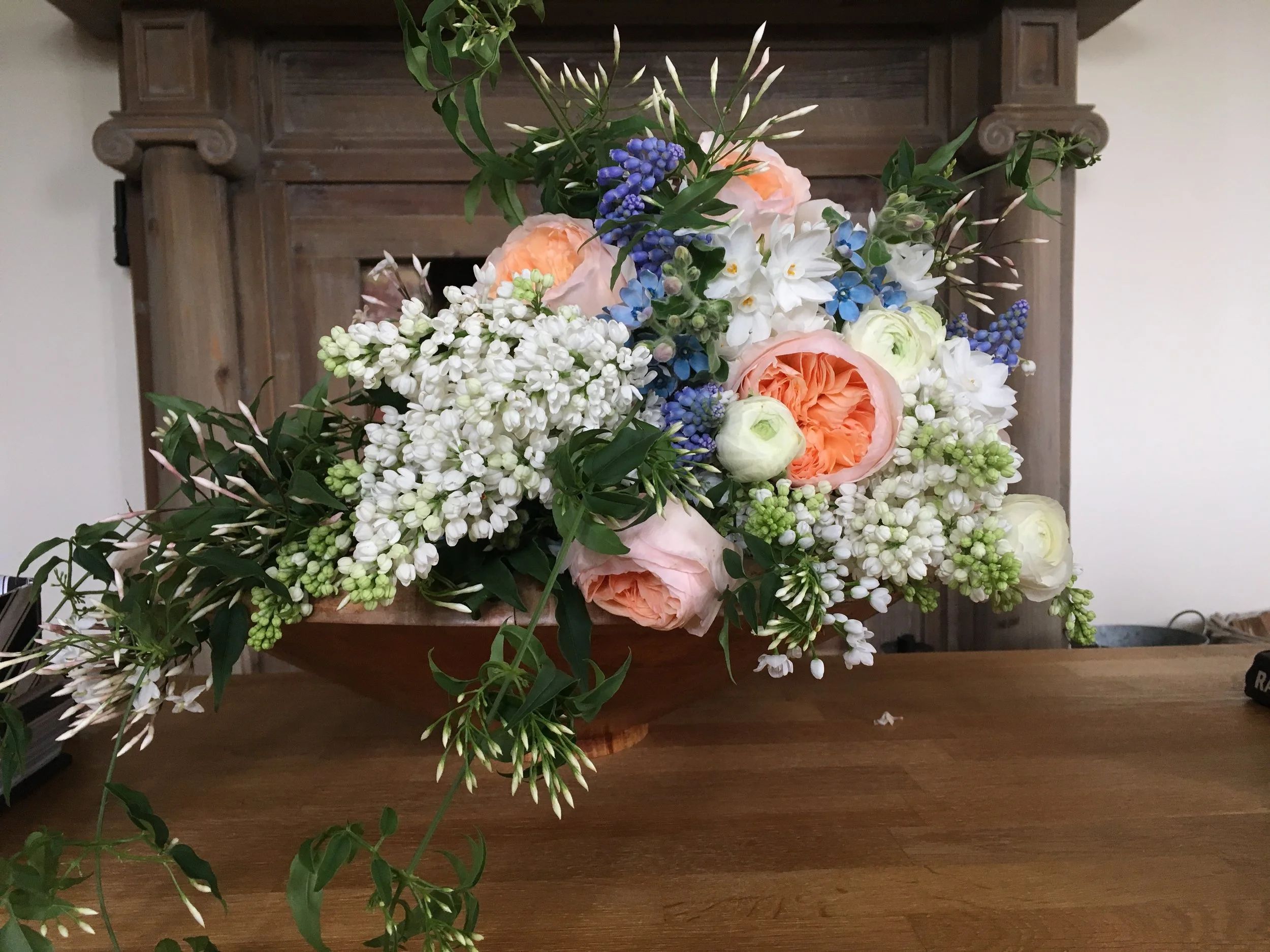 Bridal bouquet for a spring wedding