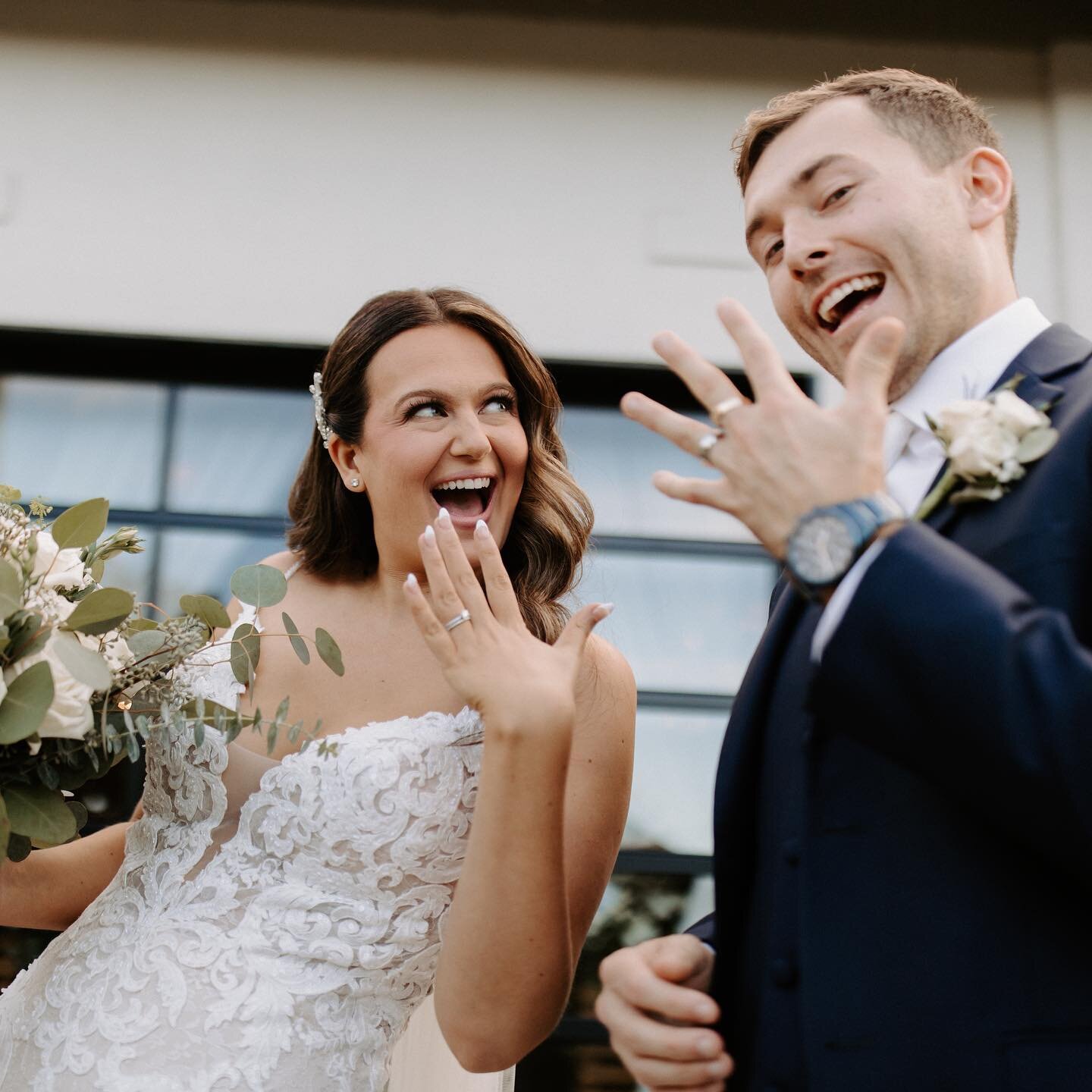 those post &ldquo;i do&rdquo; smiles! 💍 it&rsquo;s been a minute since i&rsquo;ve shared anything, so here is a small glimpse into Greg and Maddi&rsquo;s perfect wedding day. 🤍
Vendor Love:
Venue: @stmaryswedding 
Second Shooter: @chelseagreenphoto